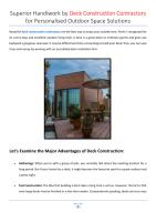 Superior Handiwork by Deck Construction Contractors for Personalised Outdoor Space Solutions.pdf