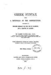 Greek Syntax With A Rationale Of The Constructions Clyde.pdf