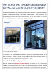 Top Things You Should Consider When Installing a New Glass Storefront.pdf