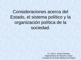 Org. política  de la sociedad.ppt